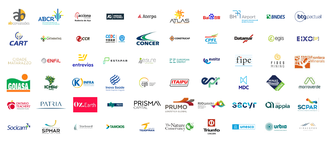 Grid com marcas de clientes da Vallya